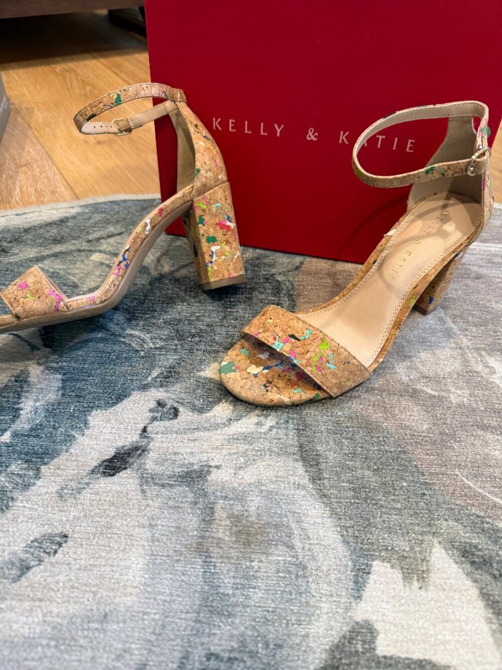 Kelly & Katie - Cork Heeled Sandals
